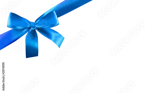 Illustration: Blaue Schleife Blaue Schleife