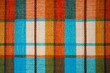 Checkered fabric closeup
