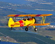 Stearman in Formation