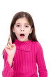little girl say no