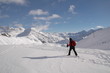 sur le plateau de Roche Rousse à Orcières