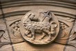 Stone Lamb of God ornament, Leipzig, Germany Stone Lamb of God ornament, Leipzig, Germany