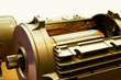 Geöffneter Elektromotor