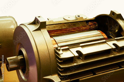 Photo: Geöffneter Elektromotor Geöffneter Elektromotor