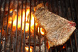 steaks on the grill