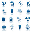 Energy and resource icon set Energy and resource icon set