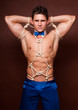 Model with ropes