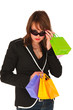 Shopping glamour girl