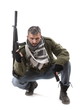 Terrorist with gun