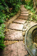 stone path in the garden stone path in the garden