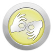 Light Colored Icon (Yellow) "Sign Language"