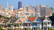 seven sister houses, alamo square