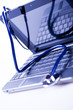 Computer and  Stethoscope