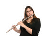 Girl Playing Flute