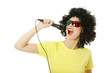 Young female singer