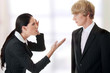 Work Colleagues arguing Work Colleagues arguing