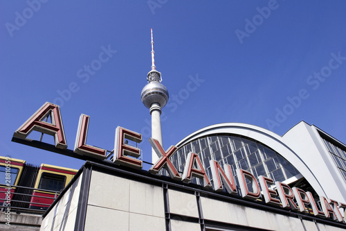 Photo: Berlin: Alexanderplatz and Fernsehturm Berlin: Alexanderplatz and Fernsehturm
