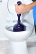 Plumber with a plunger