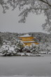 雪の金閣寺