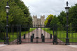 Fence at the entrance to the Windsor castle from the Long Walk.