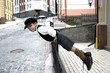 Boy in the street.