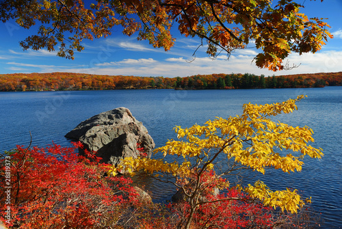 Photo: Autumn Mountain with lake Autumn Mountain with lake