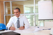 Portrait of architect in the office Portrait of architect in the office