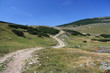 chemin dans la montagne de Bosnie