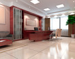 3d Modern Office Room