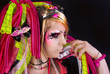 Beautiful young emo girl.
