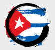 cuba grunge flag