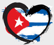 cuba grunge flag