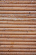 Wooden wall from logs