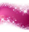 Love vector background made from white hearts