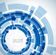 Abstract blue technical background