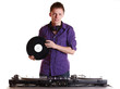 DJ am Turntable