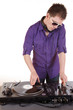 DJ am Turntable