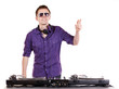 DJ am Turntable
