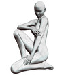 très belle femme 3d wireframe minimaliste position assise 15 très belle femme 3d wireframe minimaliste position assise 15