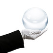 Holding crystal ball