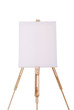 Staffelei mit Leinwand