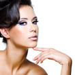 Beautiful face of an young glamour woman Beautiful face of an young glamour woman