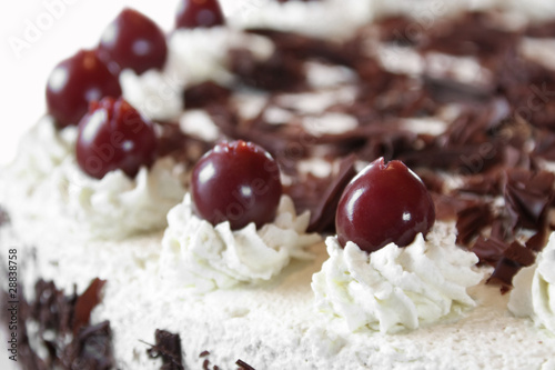 Photo: Schwarzwälderkirschtorte, Kirschen Schwarzwälderkirschtorte, Kirschen
