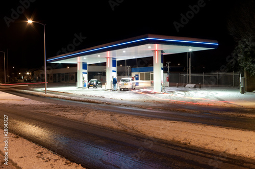 Photo: gas station gas station