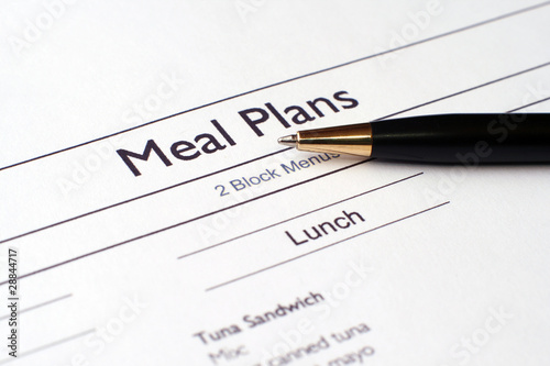 Photo: Meal plan Meal plan
