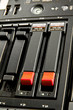 cluster of hard drives