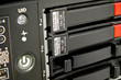 cluster of hard drives
