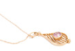 Gold coulomb with amethyst
