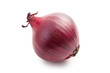 red onion on white