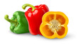 Three bell peppers